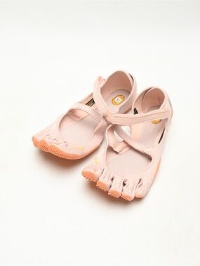 Vibram Women's Five-Toe Mary Jane in Blush Pink and Peach